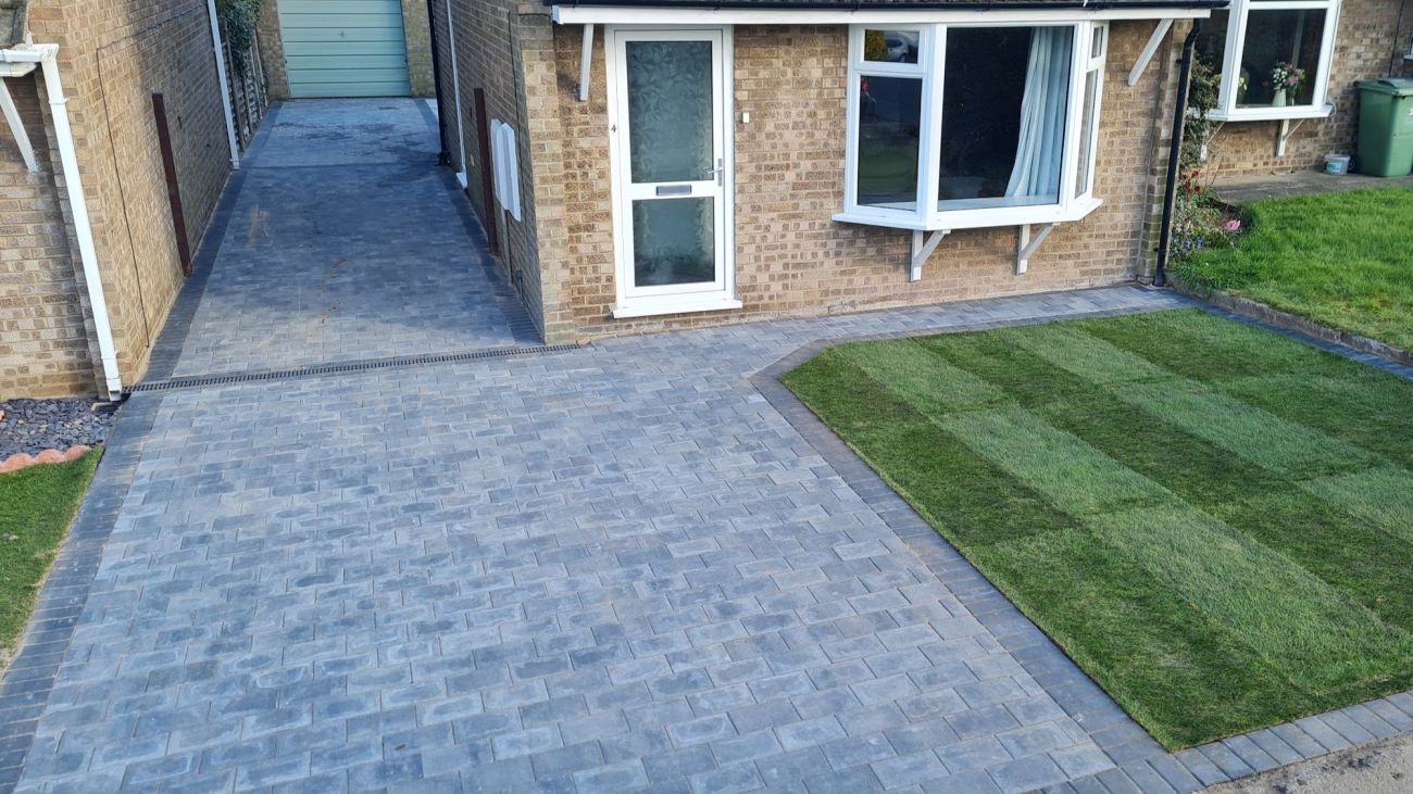 Driveway installation in Lincolnshire