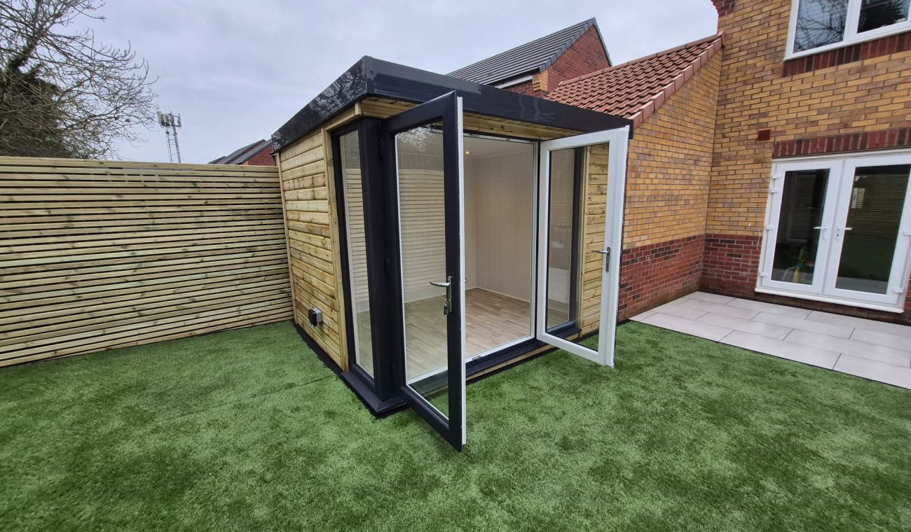 Garden room built in Lincolnshire