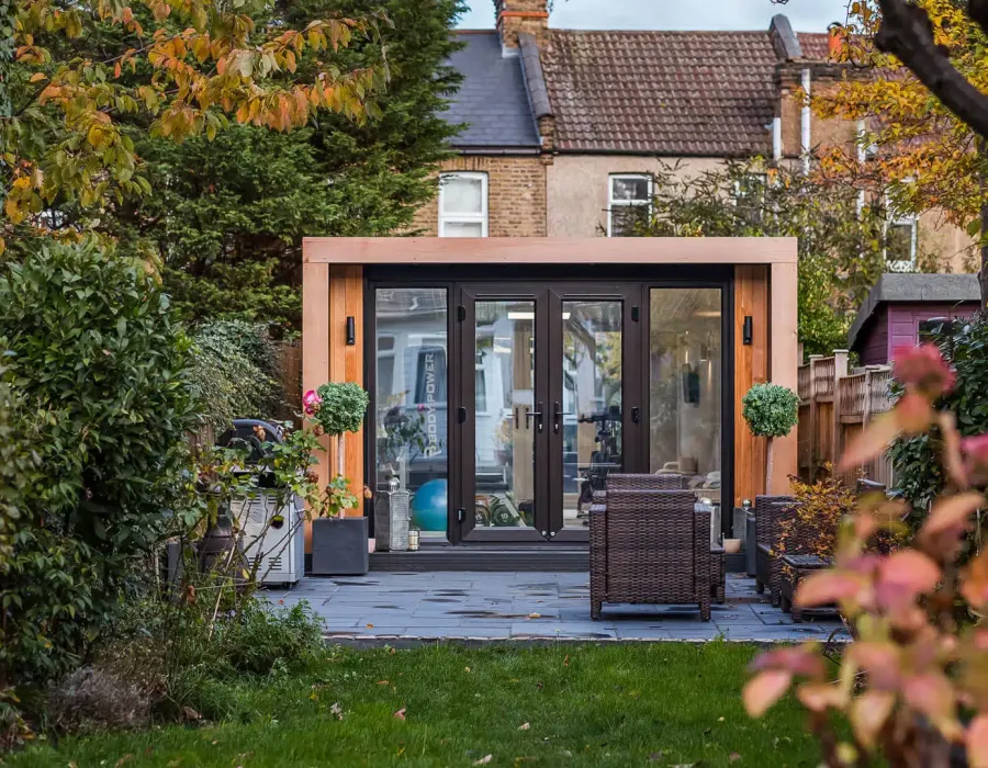 Garden room built in Lincolnshire
